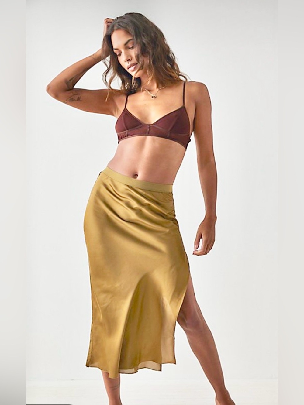 NWOT FREE PEOPLE INTIMATELY SWEET TALKER HALF SLIP SKIRT SMALL